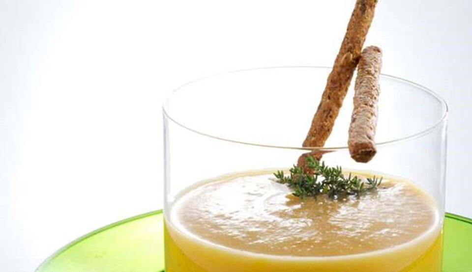 Opskrift på suppe af to slags kartofler