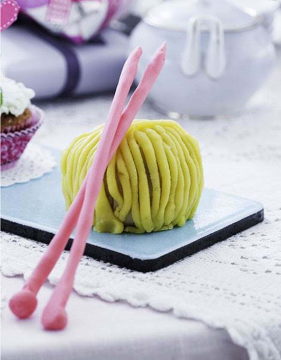 Garnnøglecupcakes