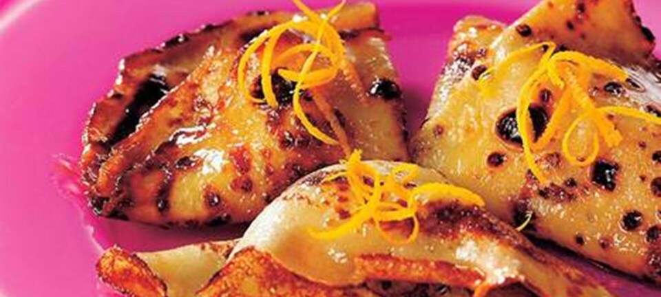 Pandekager i appelsin