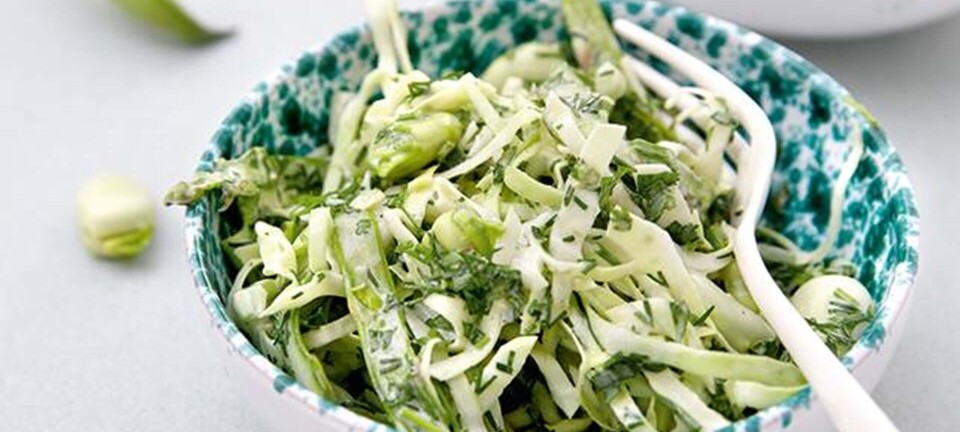 Grøn coleslaw