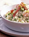 Karryrisotto med rejer