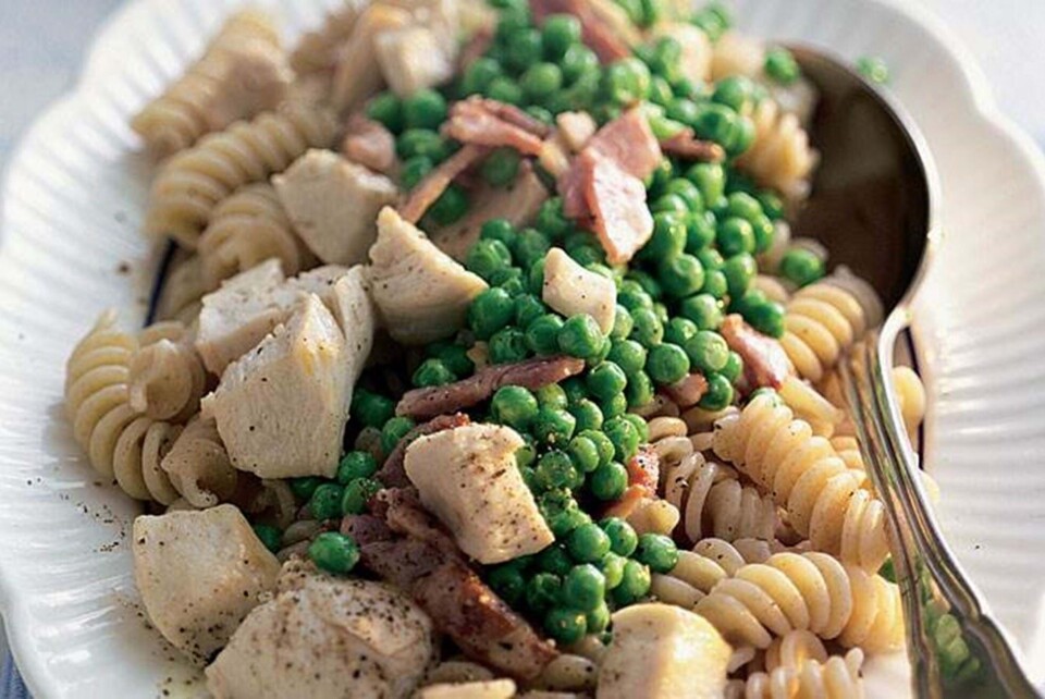 Pasta med kalkun