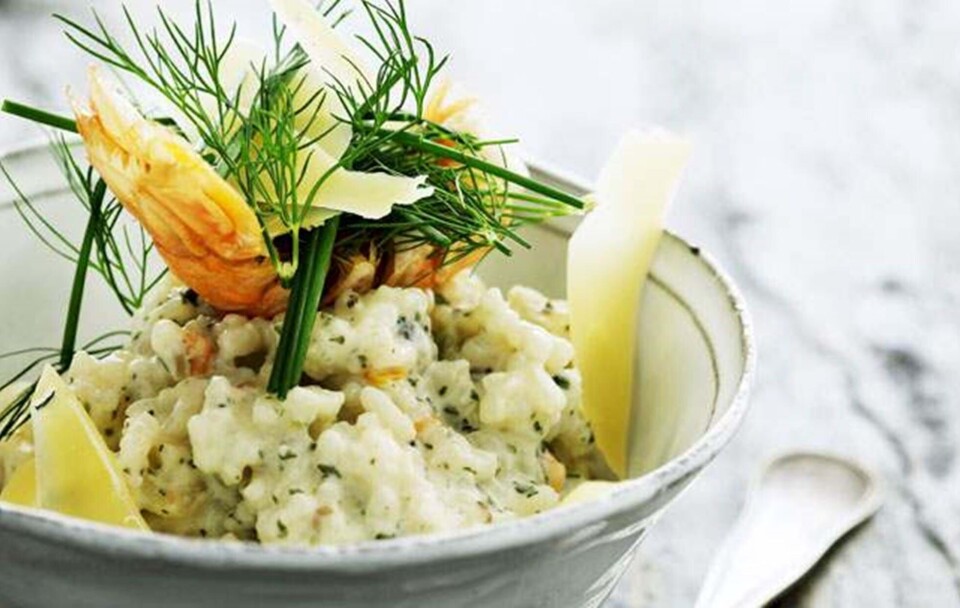 Opskrift på risotto med jomfruhummer