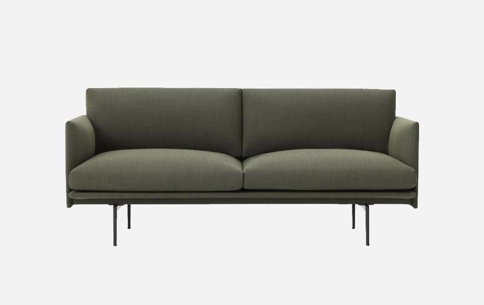 Muuto Outline Sofa Kvadrat Fiord 961