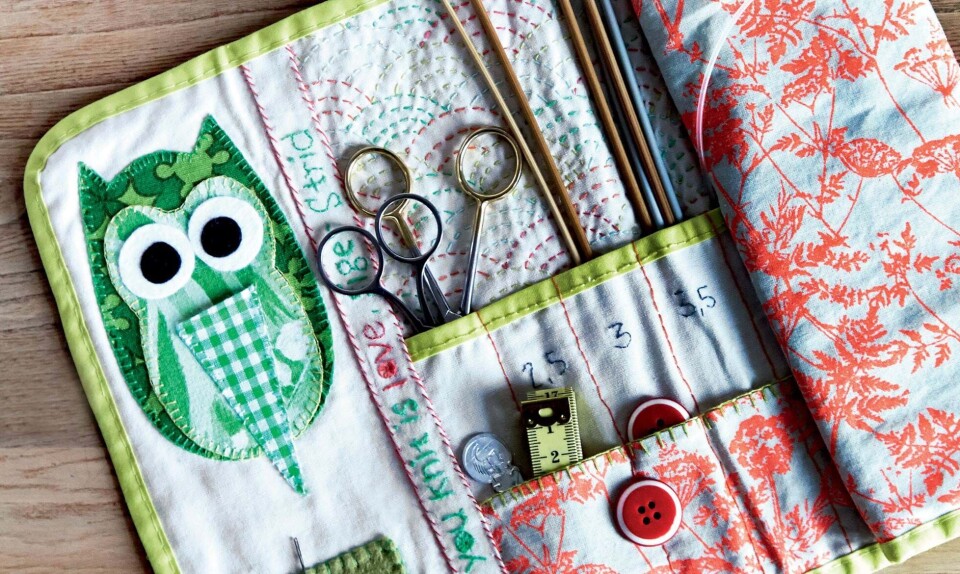 Sy selv: Fint strikkepindeetui fra Hendes Verden