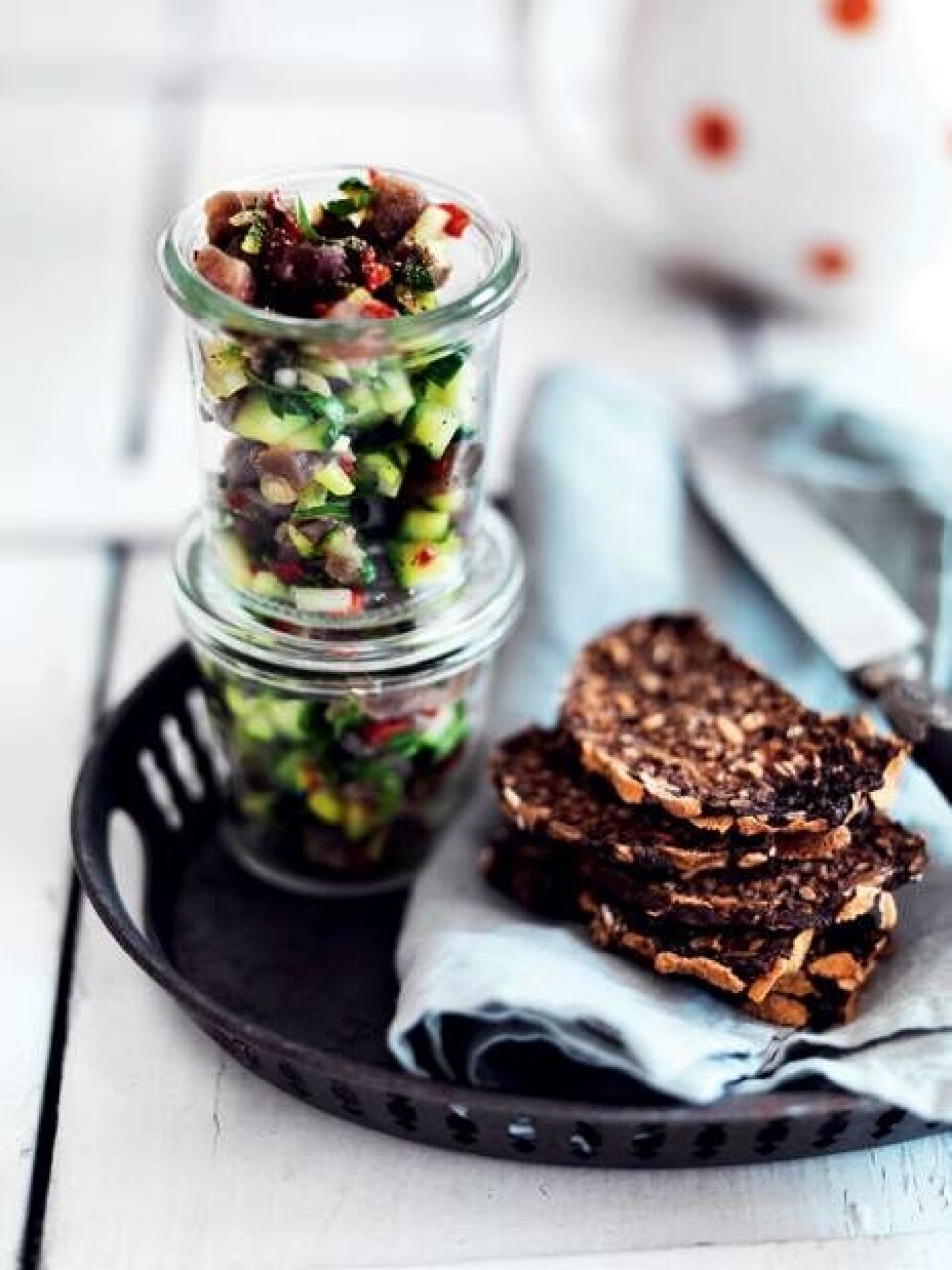 Billede 5 - 6 opskrifter på sol, sommer og smørrebrød