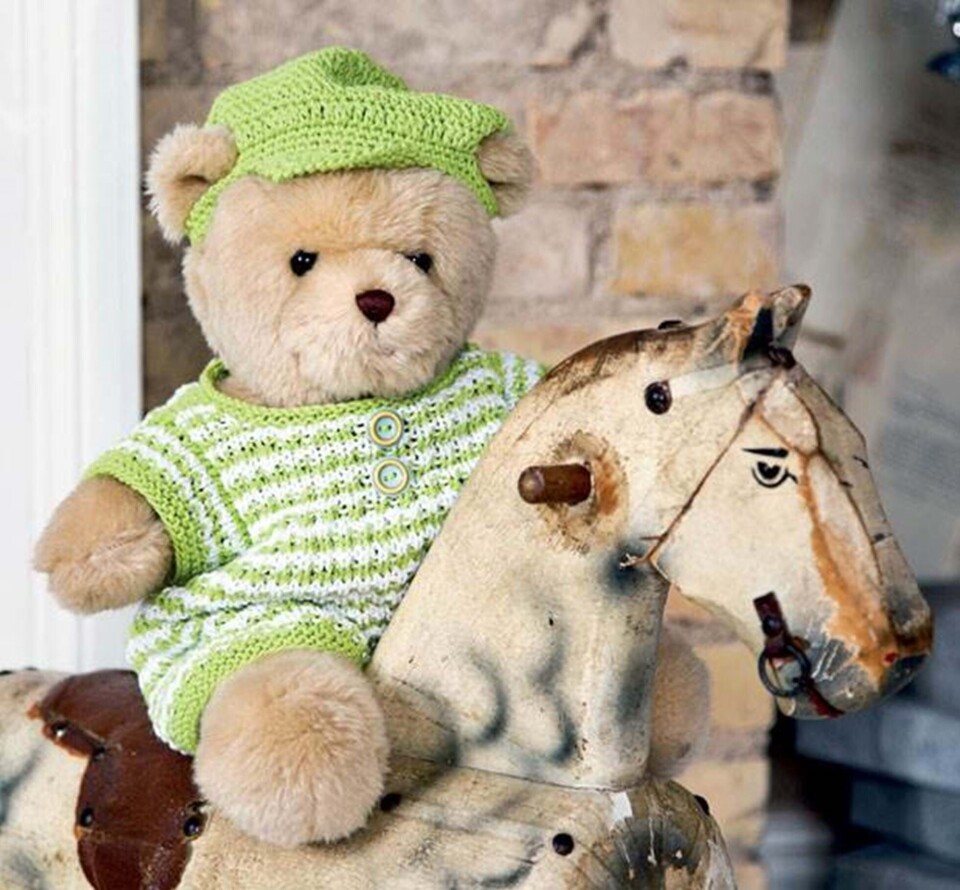 Strik selv: Build-a-bear sommerdragt og kasket fra Hendes Verden