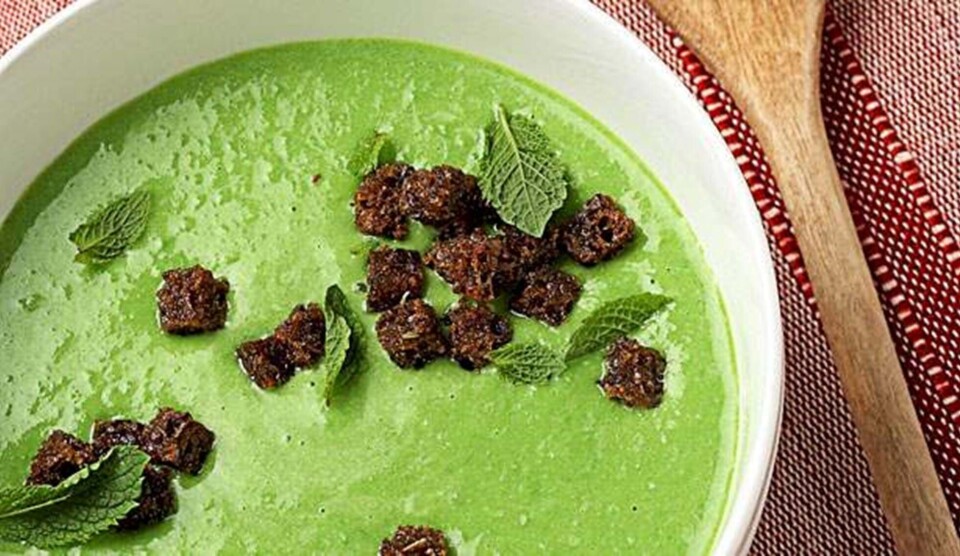 Ærtesuppe opskrift med mynte