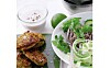 Spicy fiskefrikadeller med nudel-agurkesalat