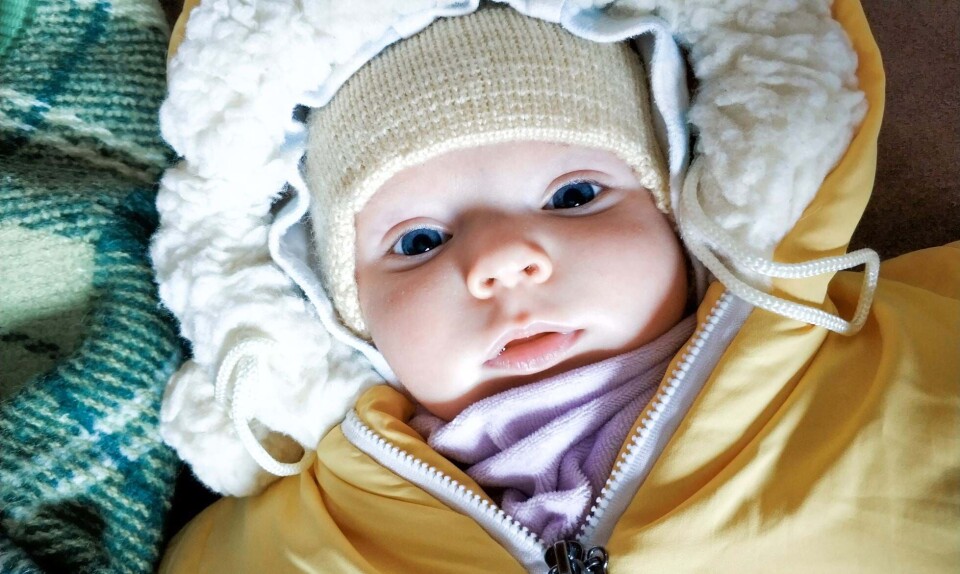 Sådan klæder du din baby på til at sove i kulden