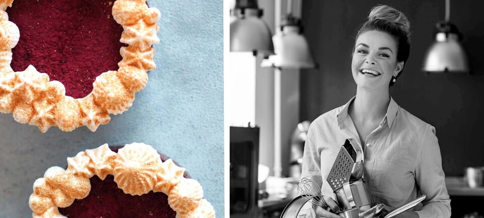 Ditte Julies juletærter med brændte mandler og amarenakirsebær