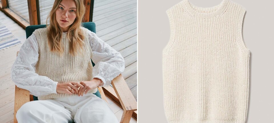 Strik selv: Smuk vest, der aldrig går af mode