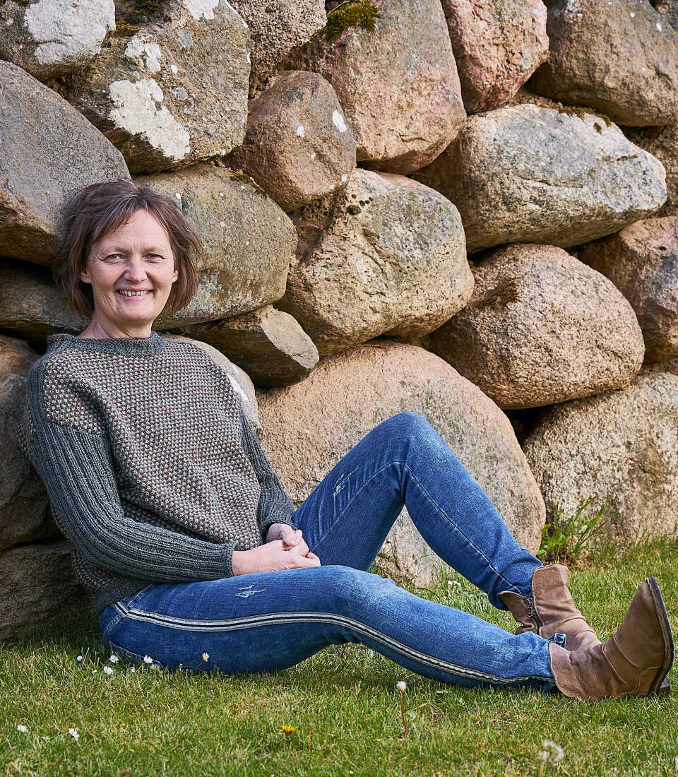 Strikdesigner Annette Danielsen.