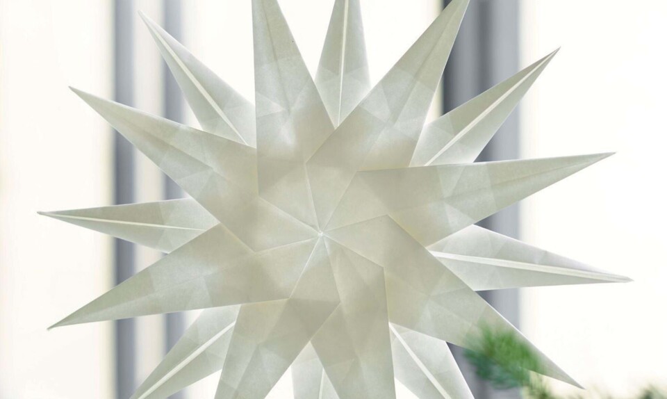 16-takket origami stjerne