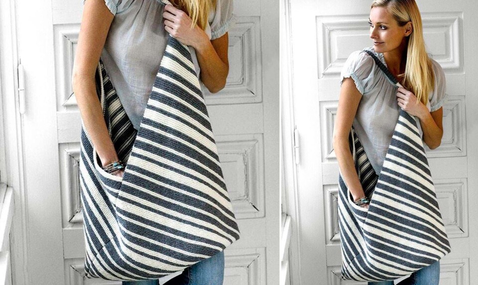 Strik selv: Smuk strikket taske