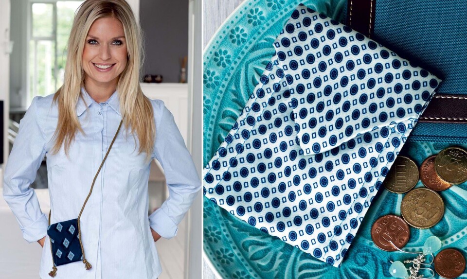 Billigt genbrug: Fine tasker lavet af slips