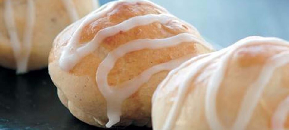 Fastelavnsboller med marcipan