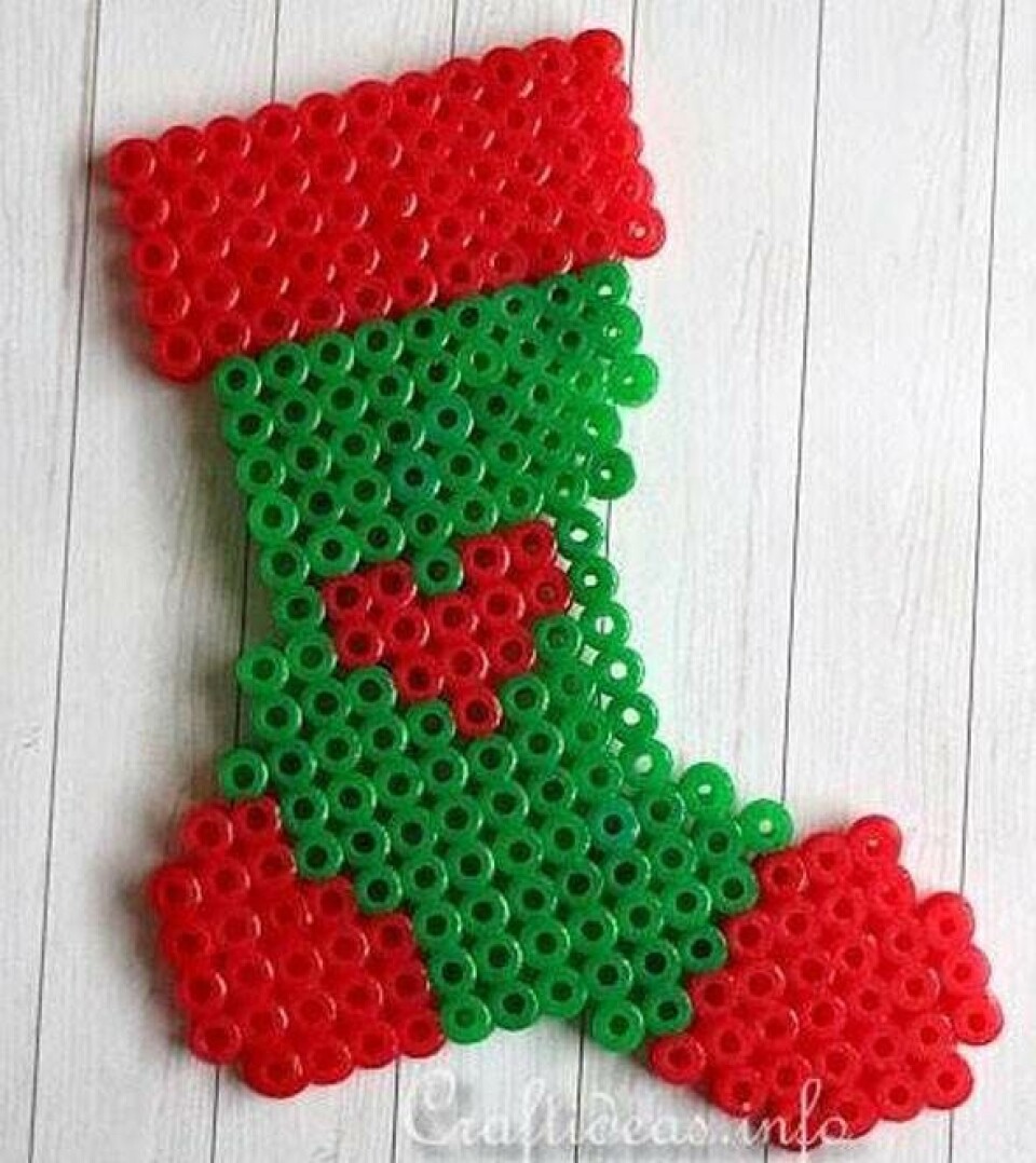Julesok i hama perler.