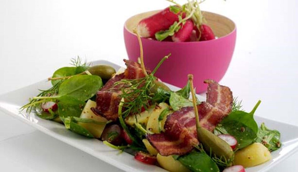 Opskrift på fyldig kartoffelsalat