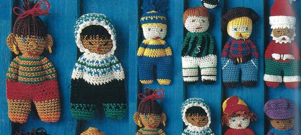 Skøn retro: Hæklede små dukker