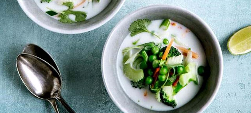 Thai-kokosmælk suppe