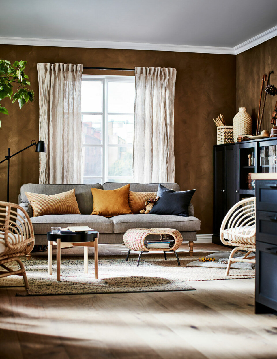 STOCKSUND sofa og YPPERLIG sofabord