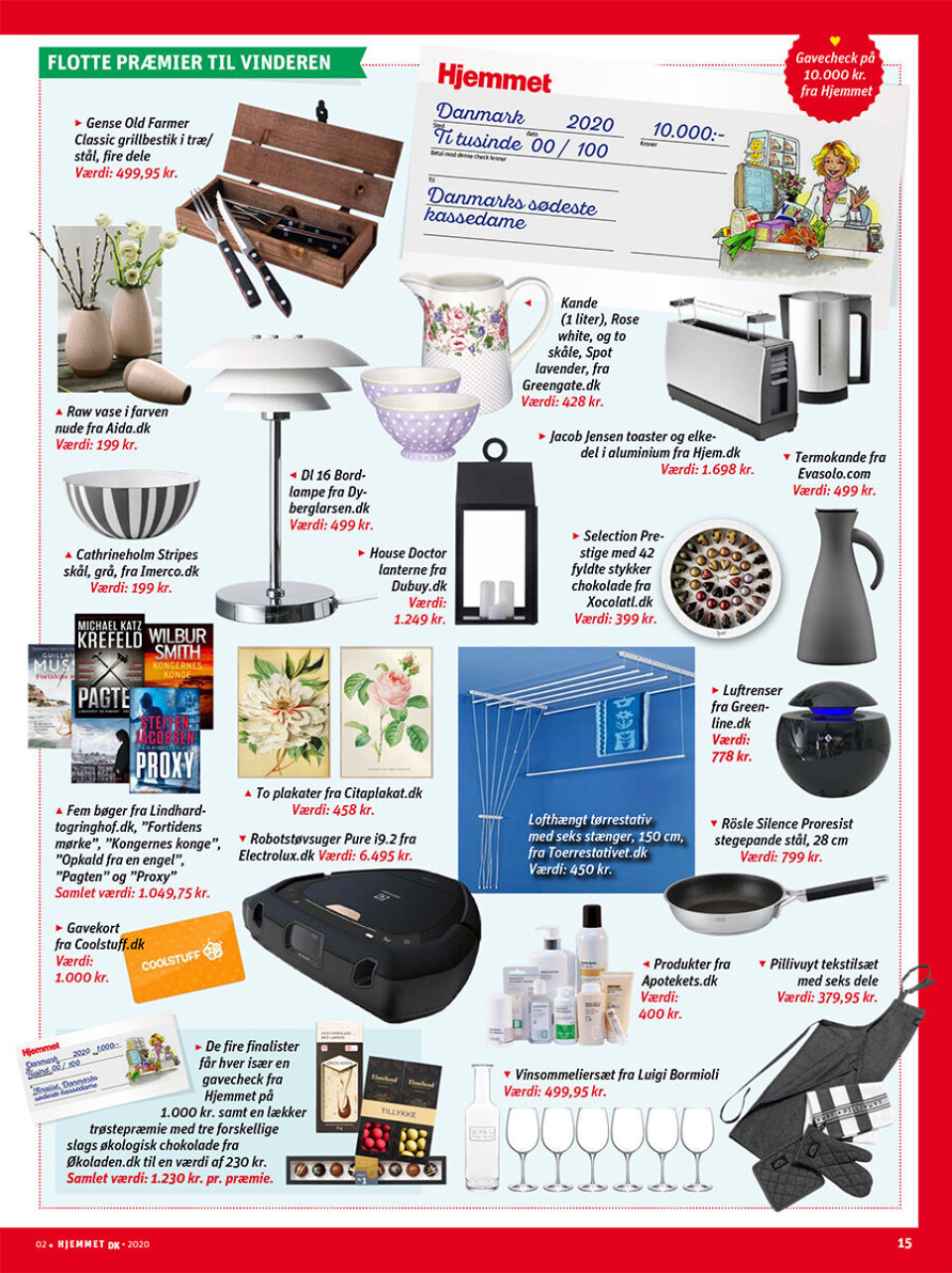 Danmarks sødeste kassedame præmier