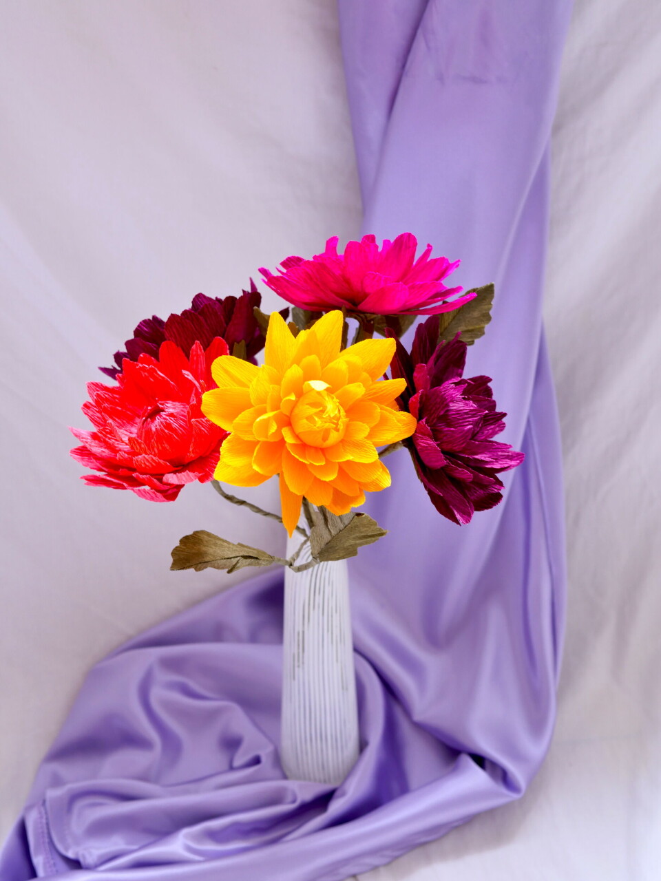 Kamillas georginer er blandt de meste solgte blomster.