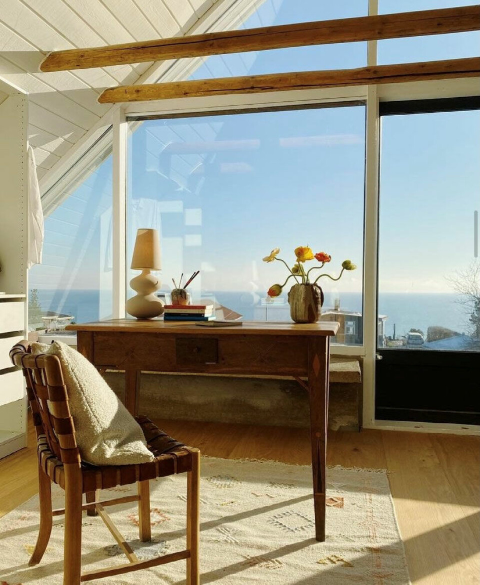 Havudsigten fra soveværelset.