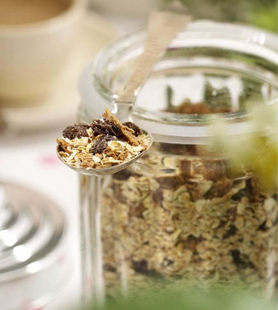 Mysli med mandler og chokolade