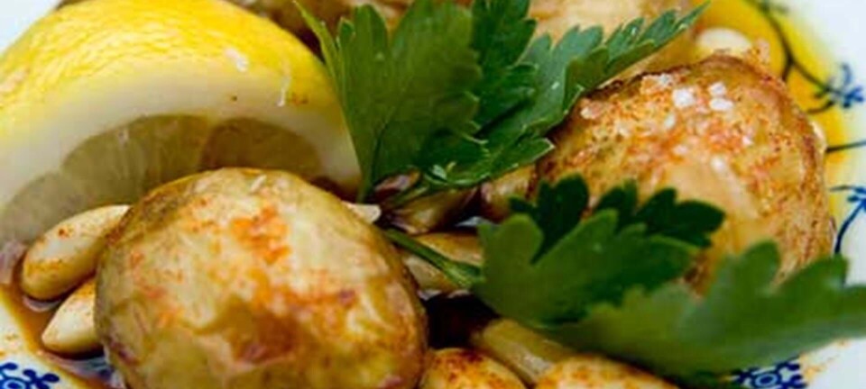 Saltkartofler med spansk paprika og mandler