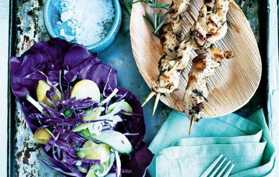 Kyllingspyd med kartoffelsalat
