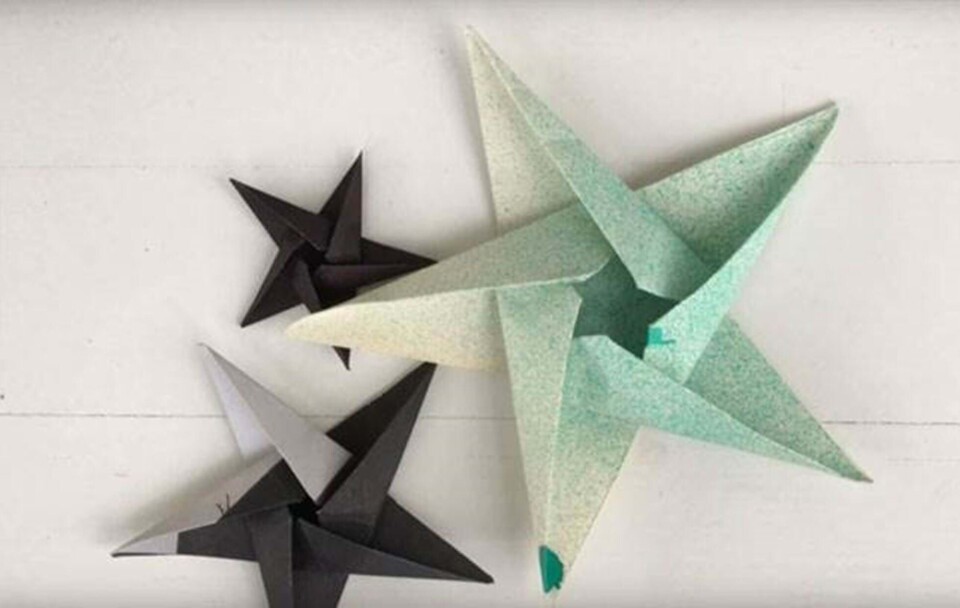 Video: Sådan folder du origami stjerner