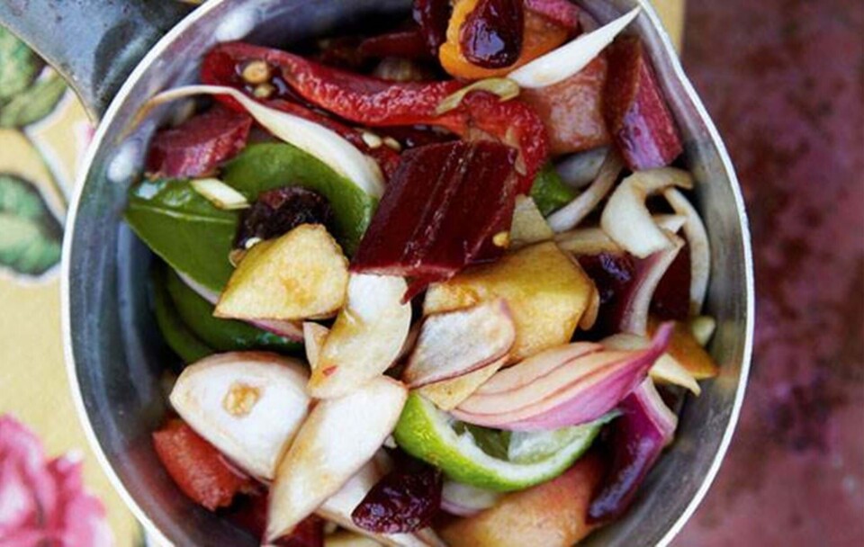 Spicy rabarberchutney