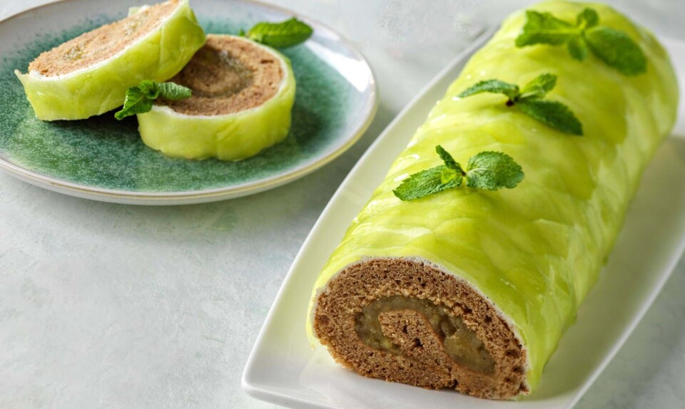Roulade med kanel og æbler