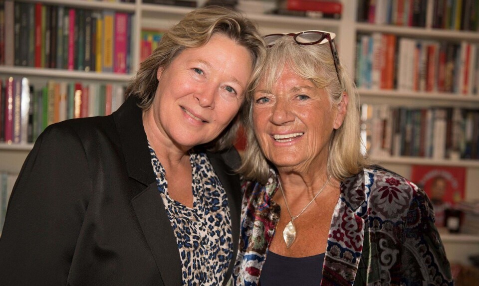 Britt Bendixen og Marianne Nybo til udgivelsen for bogen 'Et lyst sind: er ofte en viljessag'.
