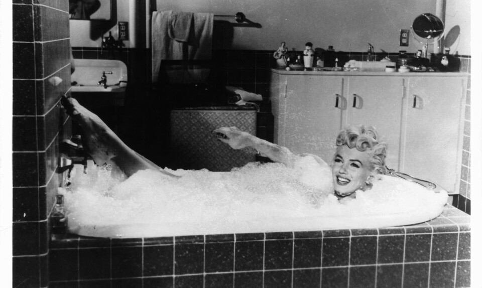 Marilyn Monroe i badekar