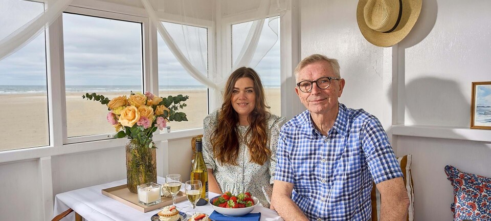 Skulle udskifte gammel trailer – så fik Hans en genial idé til et ”mini-badehus” på hjul