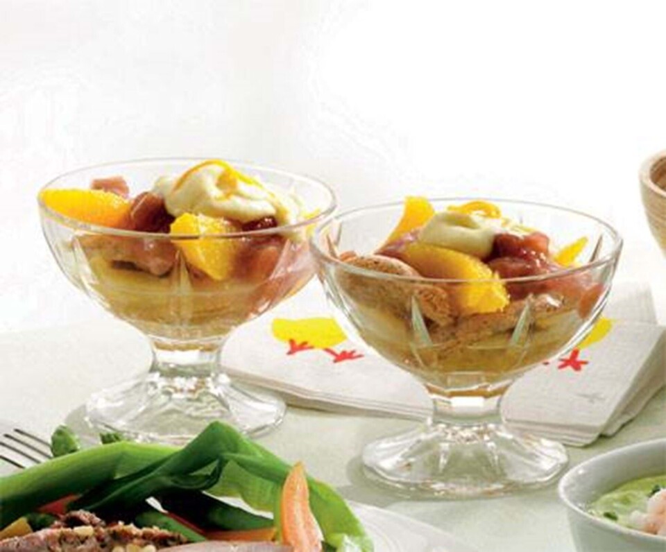 Rabarber / Appelsintrifli