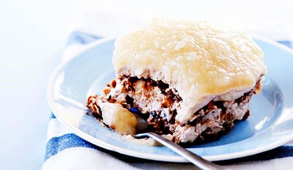 Æbledessert opskrift