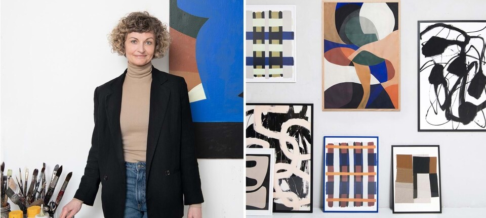 Eftertragtet farvekunst: Få et sjældent kig i Berit Mogensen Lopez’ arbejdsværelse her