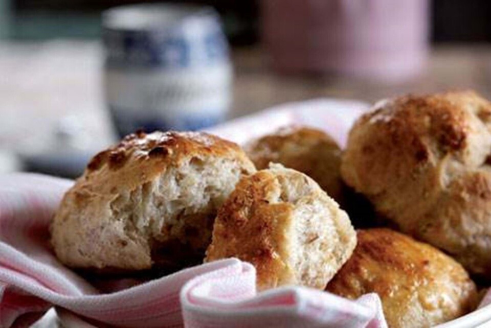 Æbleboller med havre