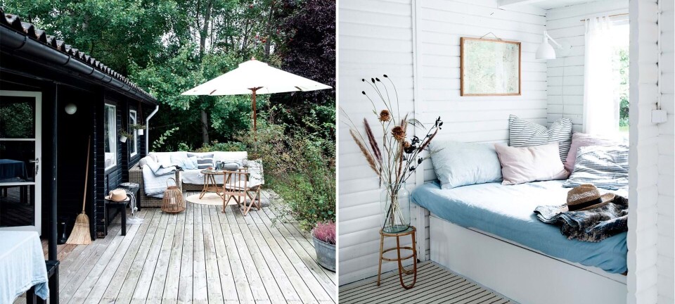 Det lille sommerhus på blot 50 kvadratmeter blev familiens ved en tilfældighed....