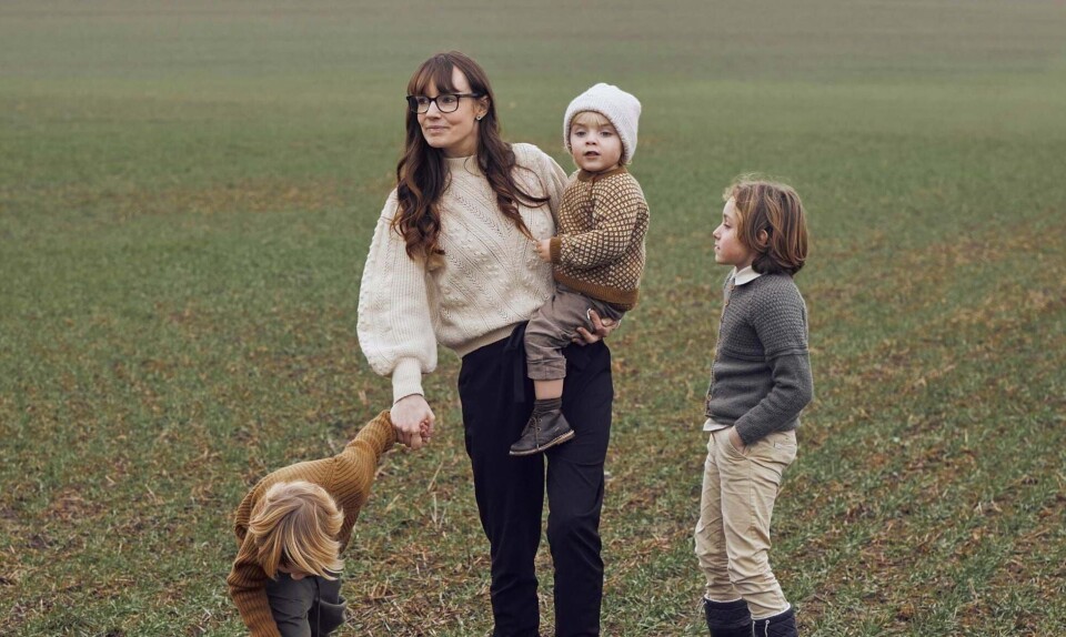 Familie på landet