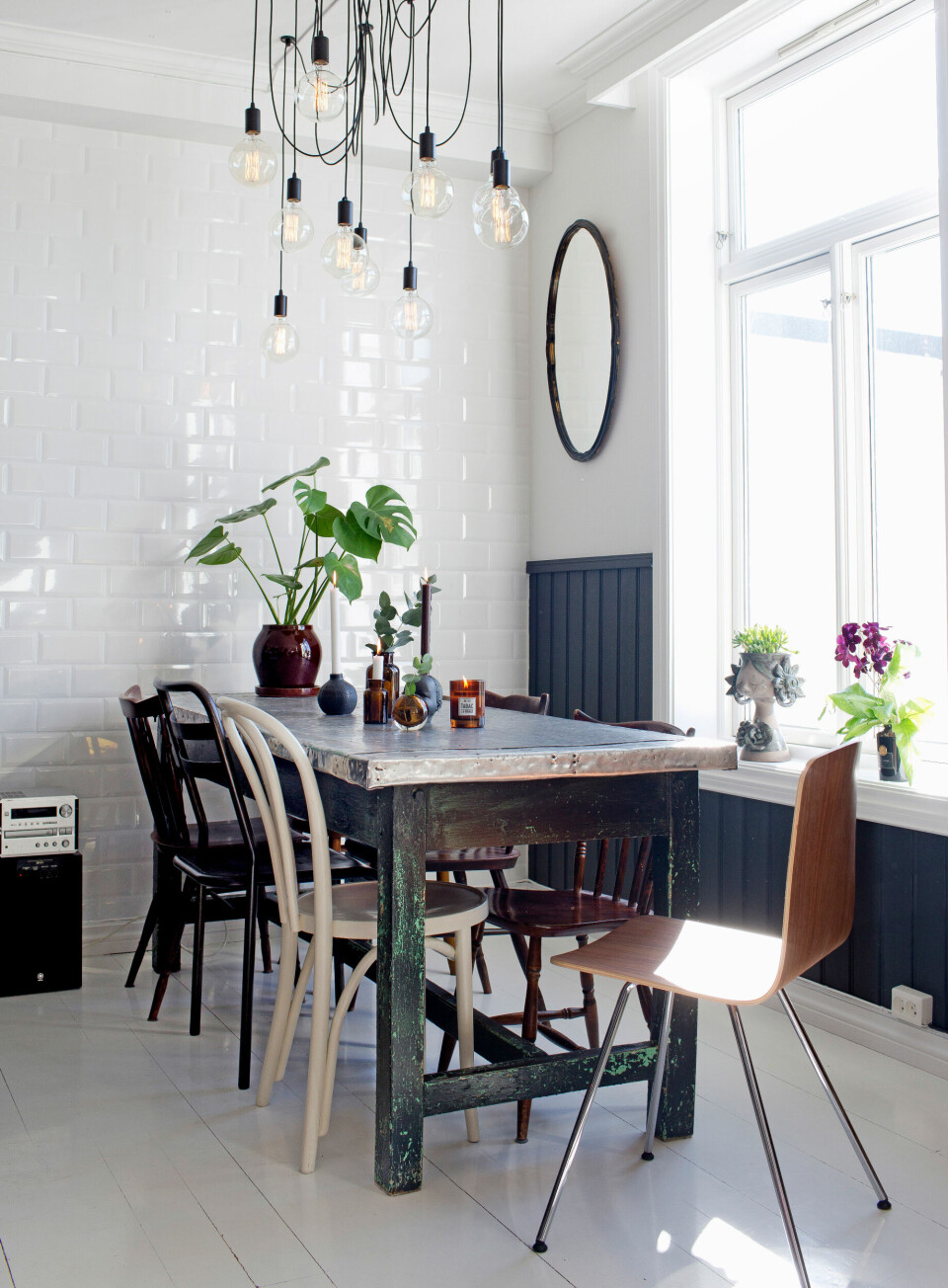 Spisepladsen er inspireret af Lones yndlingscafeer og restauranter.
