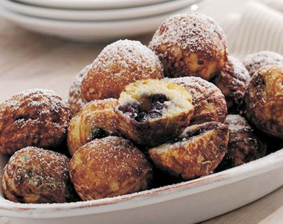 Æbleskiver med marmeladefyld