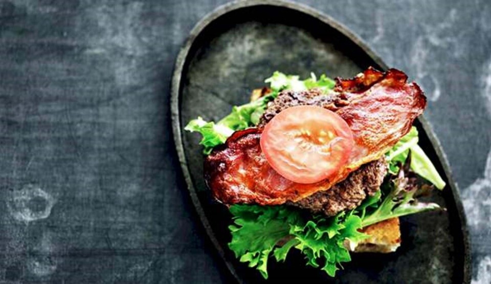 Opskrift på burger med parmaskinke