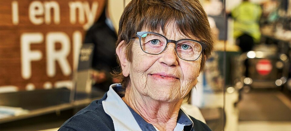 Marie har siddet ved samme kasse i 35 år