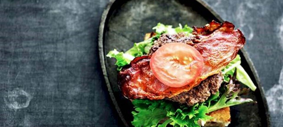 Burger med parmaskinke