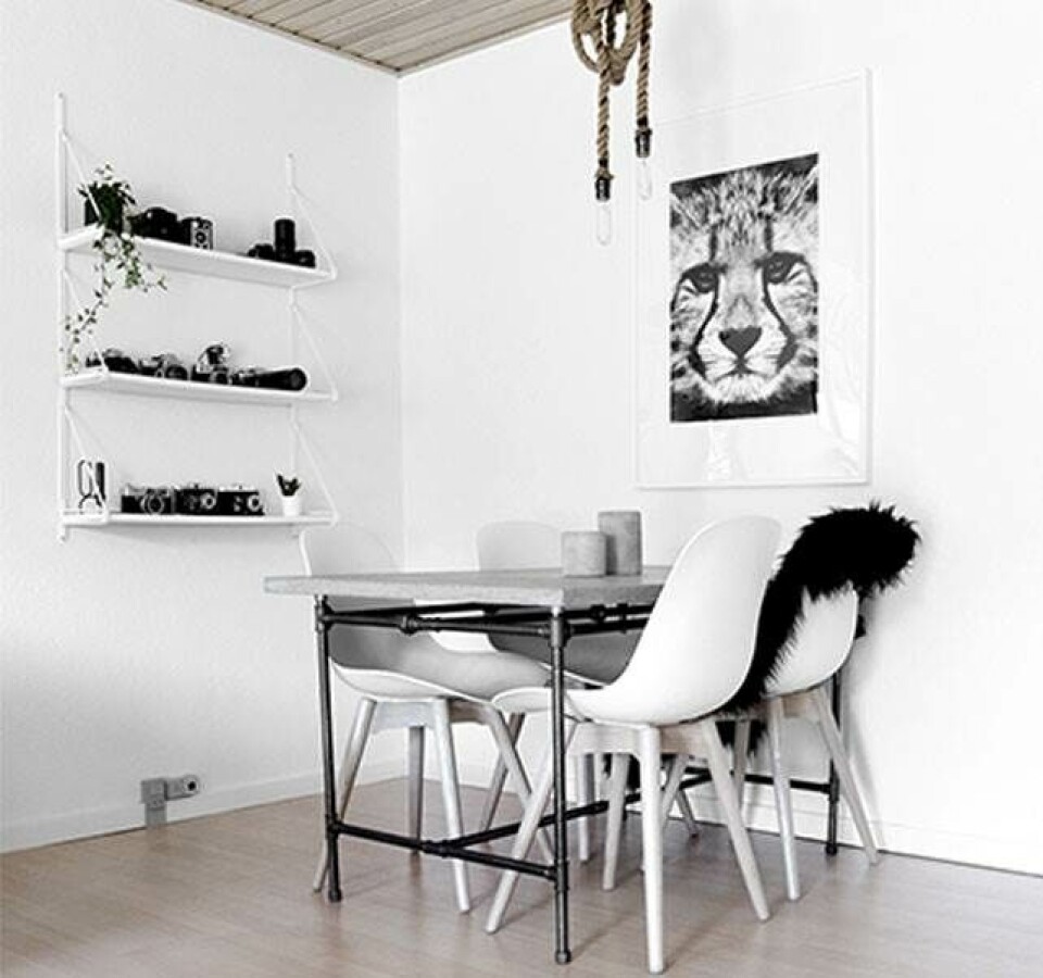 Spisebord i beton, DIY